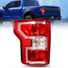 2018-2020 Ford F150 Tail light Assembly Rear Lamp Replacement OE Style Red Housing with Bulbs and Harness Driver Side