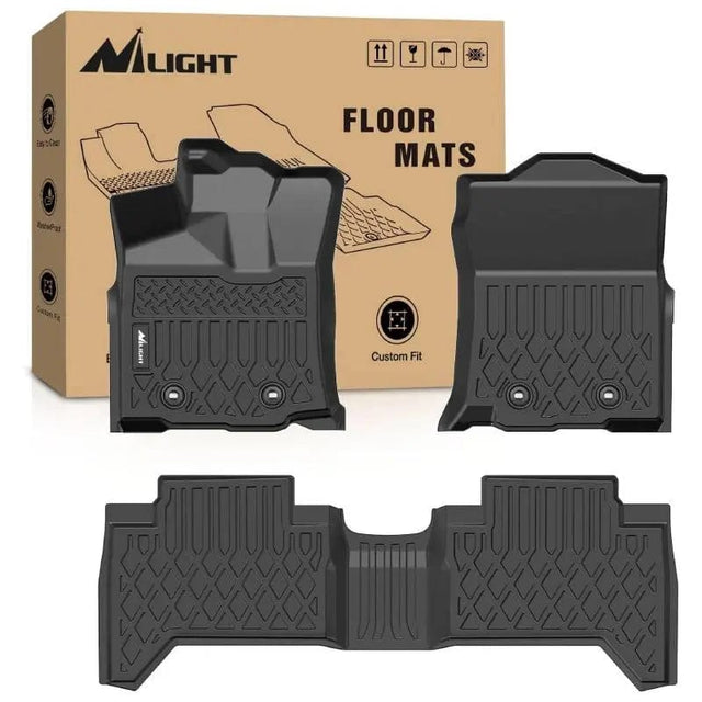 2018-2023 Toyota Tacoma Double Cab TPE Floor Mats Nilight