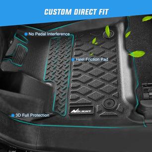 2019-2024 Dodge Ram 1500 TPE Floor Mats Nilight