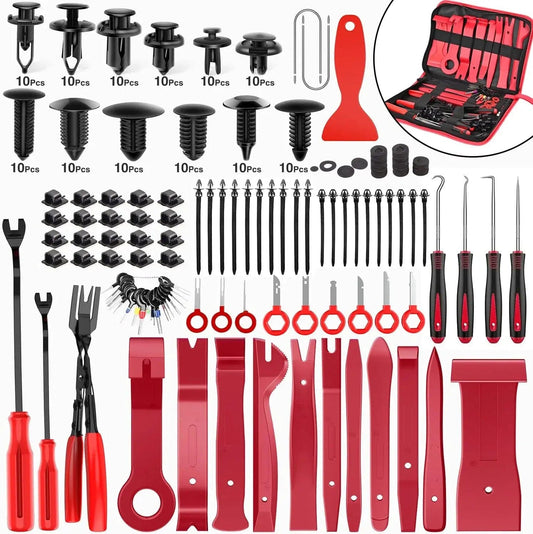 238 Pcs Trim Removal Tool Kit Red Nilight