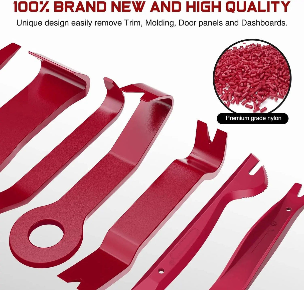 238 Pcs Trim Removal Tool Kit Red Nilight