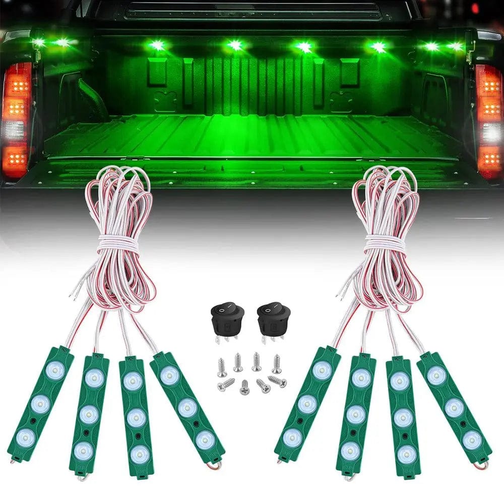 24 LEDs Green Ultra-Bright Light Kit (8 Pcs) Nilight