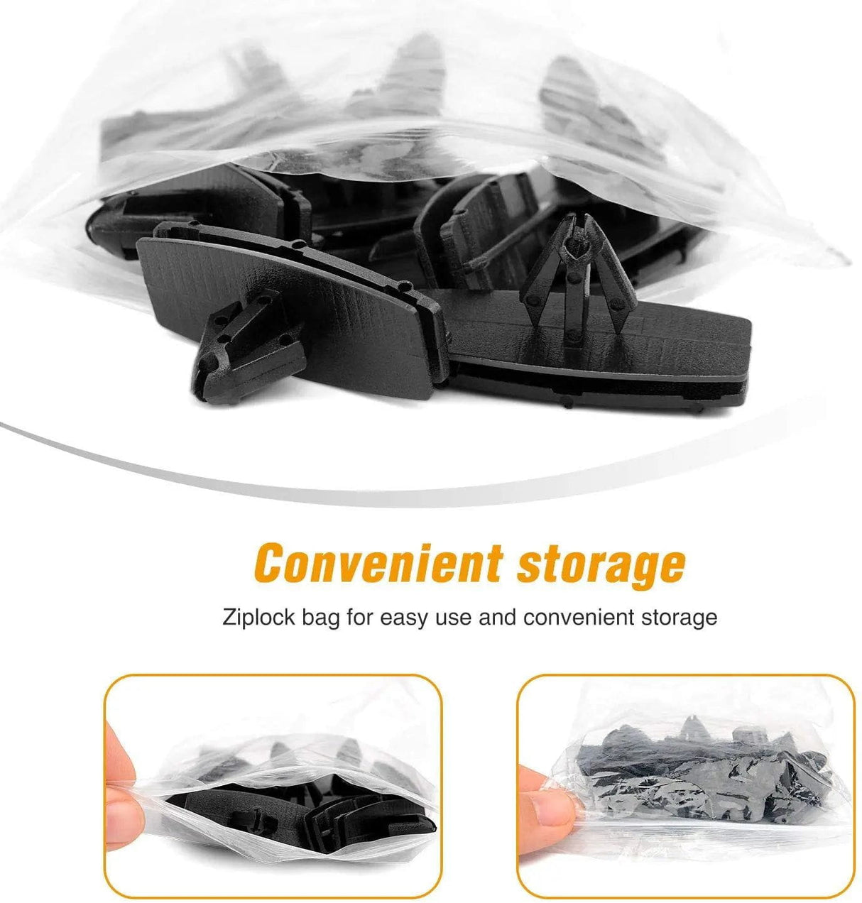 retainer clips 25 Pcs Head 37.6mm Hole 12.6mm Car Push Retainer Clips Kits For Jeep Chrysler Auveco