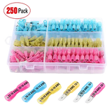 Accessories 250Pcs Heat Shrink Quick Disconnect Spade Connectors Male and Female