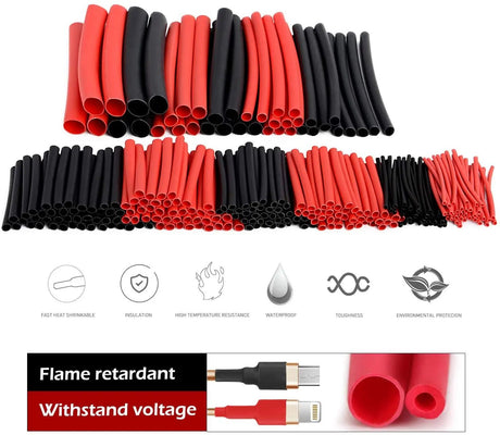 Accessories 270Pcs Heat Shrink Tubing kit