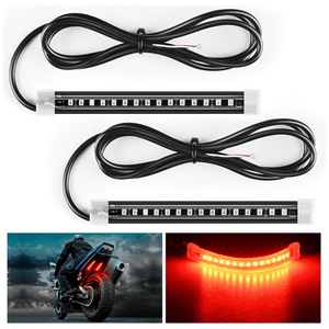 5 Inch 15Leds Red Light Strip 2PCS Nilight