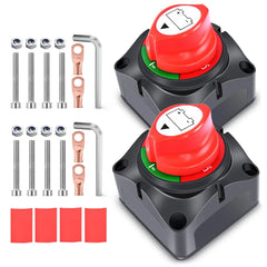 2Pcs 12V-48V DC Battery Disconnect Switch