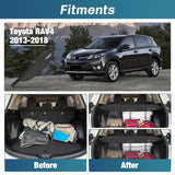 Trunk Cargo Cover with Storage Net for Toyota RAV4 Accessories 2013-2018 Nilight