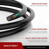 5ft 18AWG 4 Pin Jacketed Cable Trailer Wire Nilight