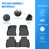 TPE Floor Mats for Nissan Sentra 2014 2015 2016 2017 2018 2019 Nilight