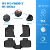 TPE Floor Mats for Dodge Charger AWD Chrysler 300 AWD 2011-2023 Nilight