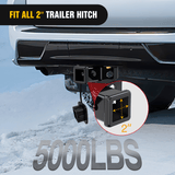 2 Inch Rear Bumper Tow Trailer Hitch Receiver Kit Nilight