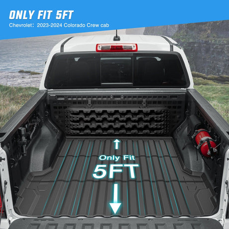 5ft Rubber Short Bed For 2023-2024 Chevy Colorado Nilight