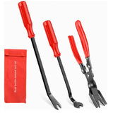 3 Pcs Auto Trim Removal Tool Red Nilight