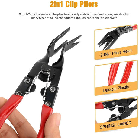 Fender 3 Pcs Clip Pliers Set Fastener Remover