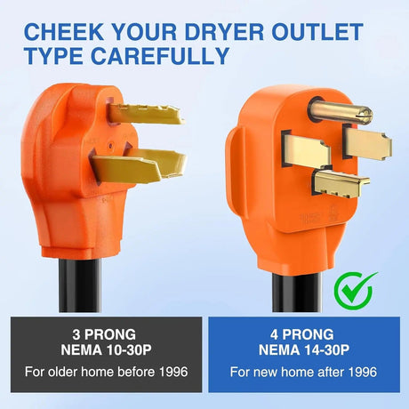 30AMP to 50AMP 4Prong EV Charger Adapter Cord Nilight