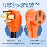 30AMP to 50AMP 4Prong EV Charger Adapter Cord Nilight