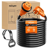 30Amp RV 25FT Locking Extension Cord Drag Tool Nilight