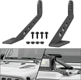 32 Inch Straight LightBar Hood Mounts For 2018-2023 Jeep Wrangler JL JLU 2020-2023 Gladiator JT Nilight