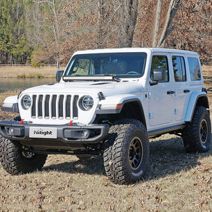 32 Inch Straight LightBar Hood Mounts For 2018-2023 Jeep Wrangler JL JLU 2020-2023 Gladiator JT Nilight