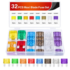 32Pcs Maxi APX Blade Fuse Set