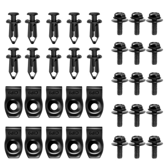 35 Pcs Car Push Retainer Clips Kits For Infiniti G35 G37 FX35 FX45 EX35 Nissan 370Z 350Z Nilight