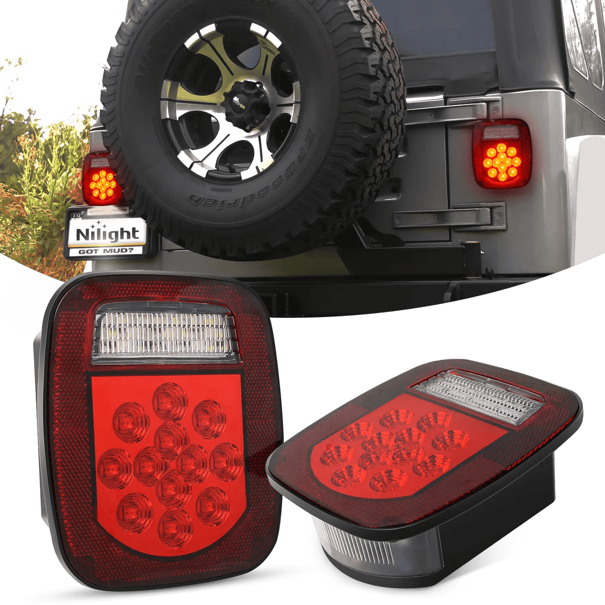 Trailer Light 39 LEDs Stop Turn Tail Light