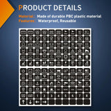 120PCS Switch Panel Stickers For 6/8 Gang Switch Panel Details