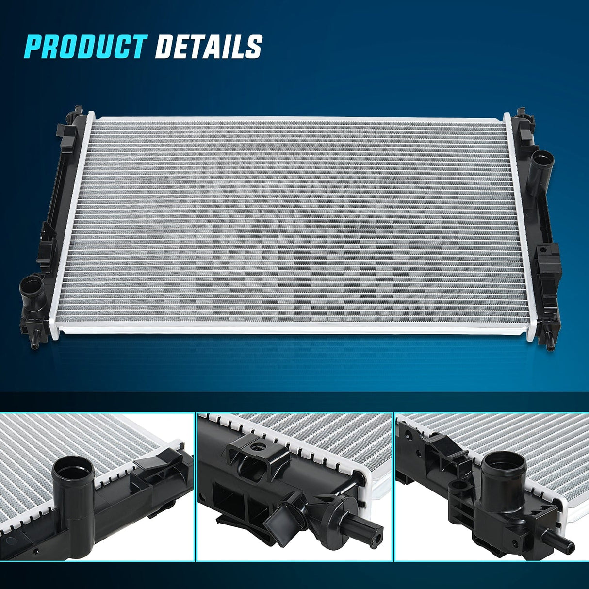 2007-2012 Dodge Caliber/Avenger Jeep Compass Radiator