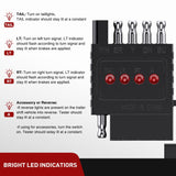 5 Way Flat LED Indicator Trailer Tester Nilight