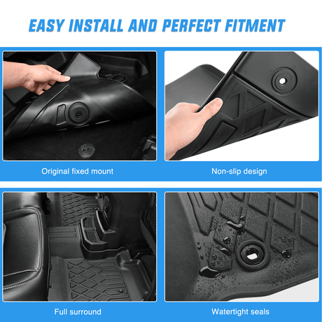 TPE Floor Mats for Nissan Sentra 2014 2015 2016 2017 2018 2019 Nilight