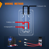 Rocker Switches On Off 5PIN SPST LED Light Switches with Blue Backlit 12V/24V