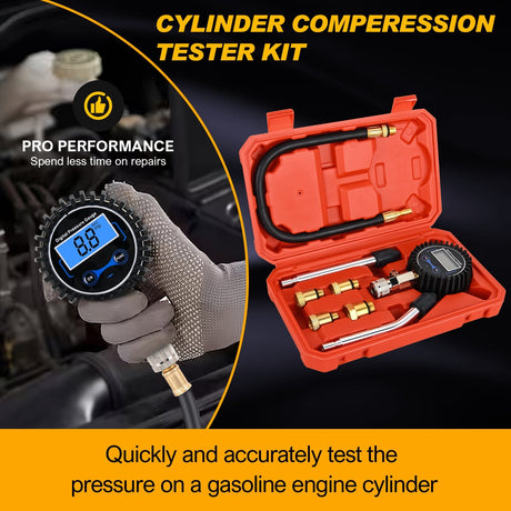 8pcs Digital Compression Tester Kit Nilight