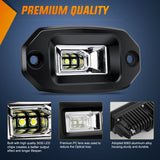 2PCS 20W Flush Mount LED Pod Light Nilight