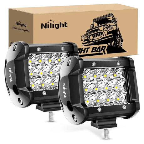 4 Inch 36W 3600LM Triple Row Spot Led Pods (Pair) Nilight