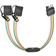 4 Way Flat Trailer Y-Splitter Adapter Extension Harness Nilight