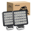 4.3 Inch 60W Square Flood Toggle Switch LED Work Lights (Pair) Nilight