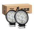 LED Work Light 4.5" 27W Round Flood LED Work Lights (Pair)