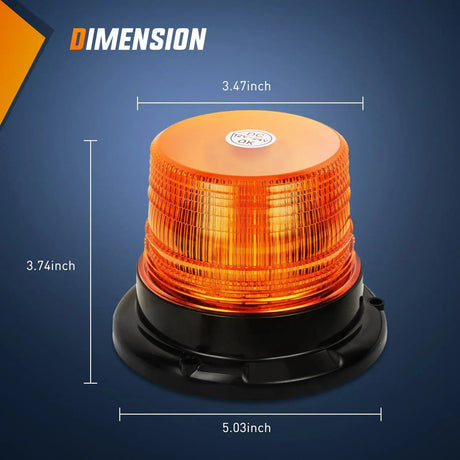 LED Work Light 40 Leds Beacon Amber Strobe Light