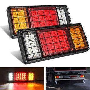 40 Leds Tri-color Iron Frame Taillight (Pair) Nilight