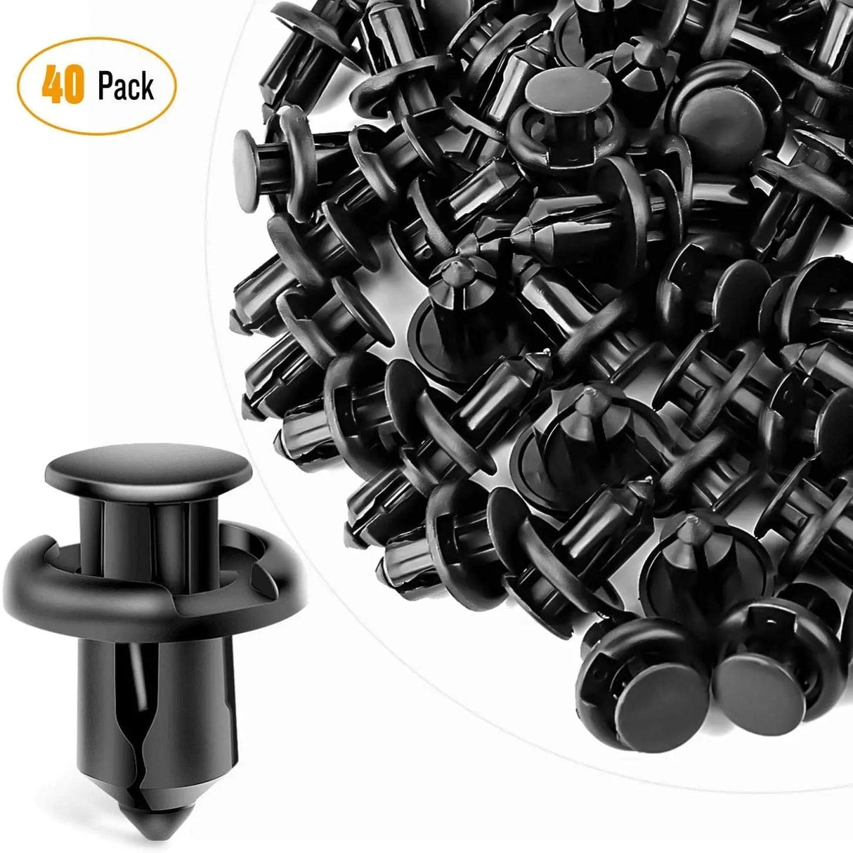 retainer clips 40 Pcs Head 20mm Hole 10mm Car Push Retainer Clips Kits For Honda Acura 91503-SZ3-003