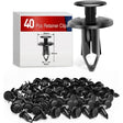 40 Pcs Head 20mm Hole 8mm Bumper Rivet Clips for GM 21030249 for Ford N807389S Chrysler 6503598 Nilight