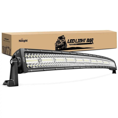 42 Inch 320LED Triple Row Curved Spot Flood LED Light Bar Nilight