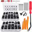 Accessories 495 Pcs Bumper Retainer Clips Car Push Retainer Kit