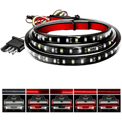 48/49 Inch 90Leds Red White LED Tailgate Light Strip