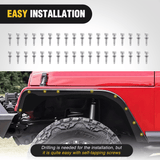 Off-Road Fender Flares Kit Compatible with 1997-2006 Wrangler TJ & LJ Nilight