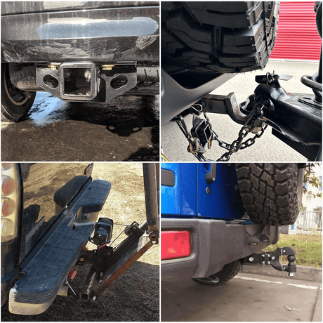 2 Inch Rear Bumper Tow Trailer Hitch Receiver Kit Nilight