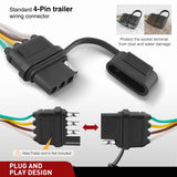 4 Pin Trailer Wiring Harness 55359 Vehicle Side Custom for 1998-2004 Chevrolet S10 GMC Sonoma Isuzu Hombre Trailer Light Harness Tow Hitch Wiring Nilight