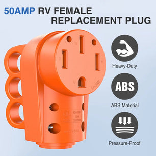 50Amp RV Replacement Female Plug Nilight