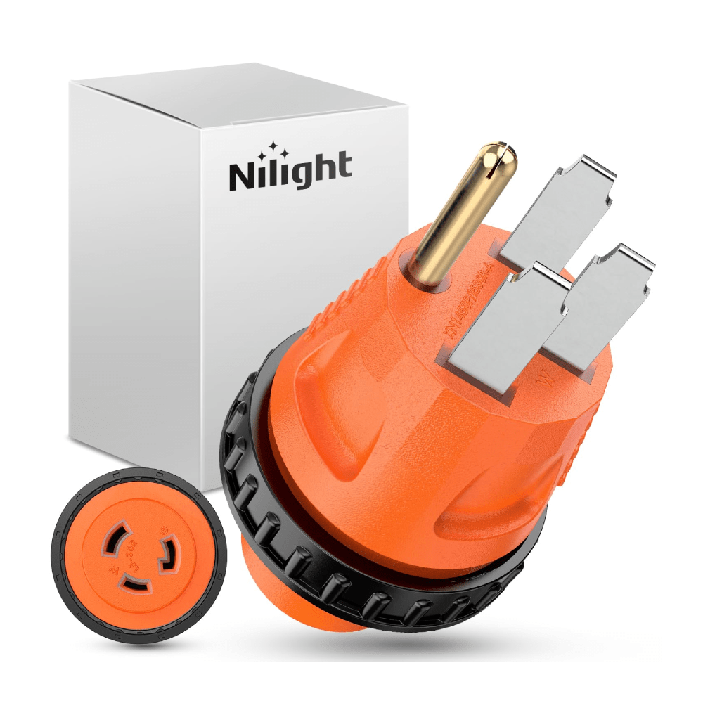 50Amp Male to 30Amp Twist Lock Female RV Power Adapter Nilight